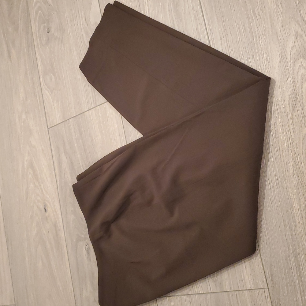 Piazza Sempione Women's High rise brown wool Pants European Size 42 new with tag - Picture 8 of 10